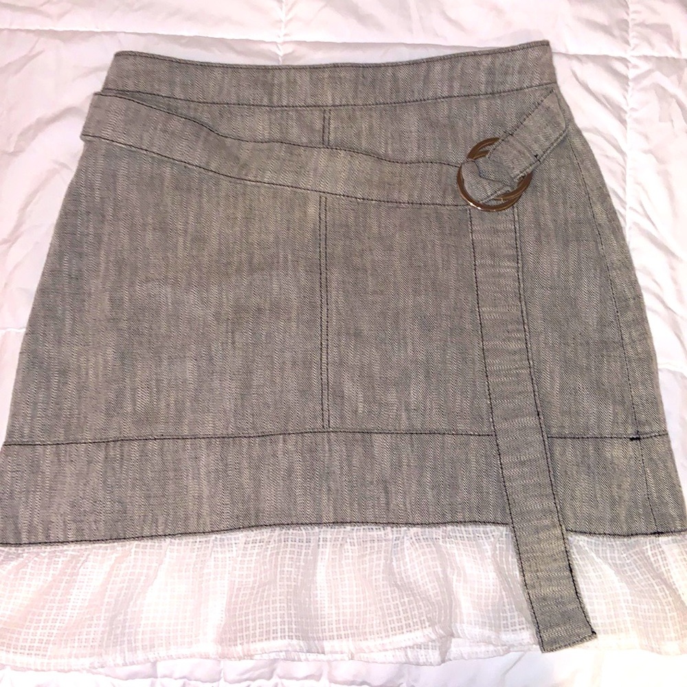 Trendy grey y2k skirt